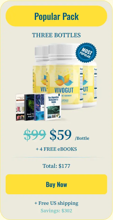 Vivogut buy 3 bottles discount