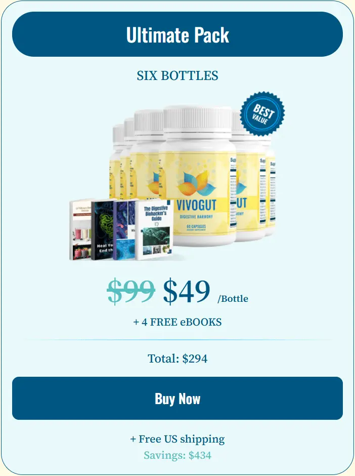 Vivogut buy 6 bottles best price